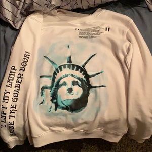 Off white liberty crew neck